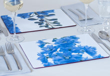 Load image into Gallery viewer, 6 Floral Placemats - Delphinium