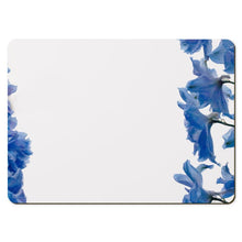 Load image into Gallery viewer, 6 Floral Placemats - Delphinium