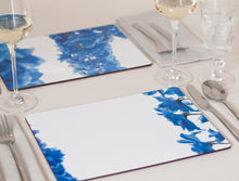 Load image into Gallery viewer, 6 Floral Placemats - Delphinium