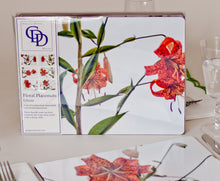 Load image into Gallery viewer, 6 Floral Placemats - Lilium